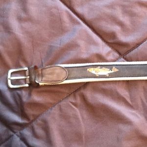 Thomas Bates red fish belt